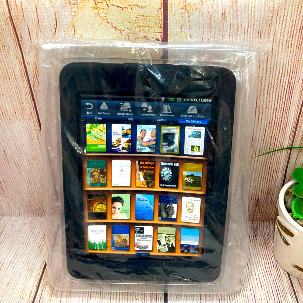 Digital Ereader Skin 7” Pandigital Black